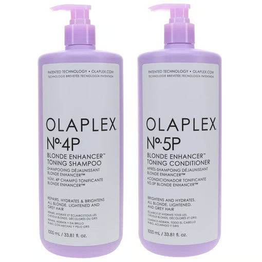 OLAPLEX No. 4P  & No. 5P  SHAMPOO & CONDITIONER SET 33.8oz