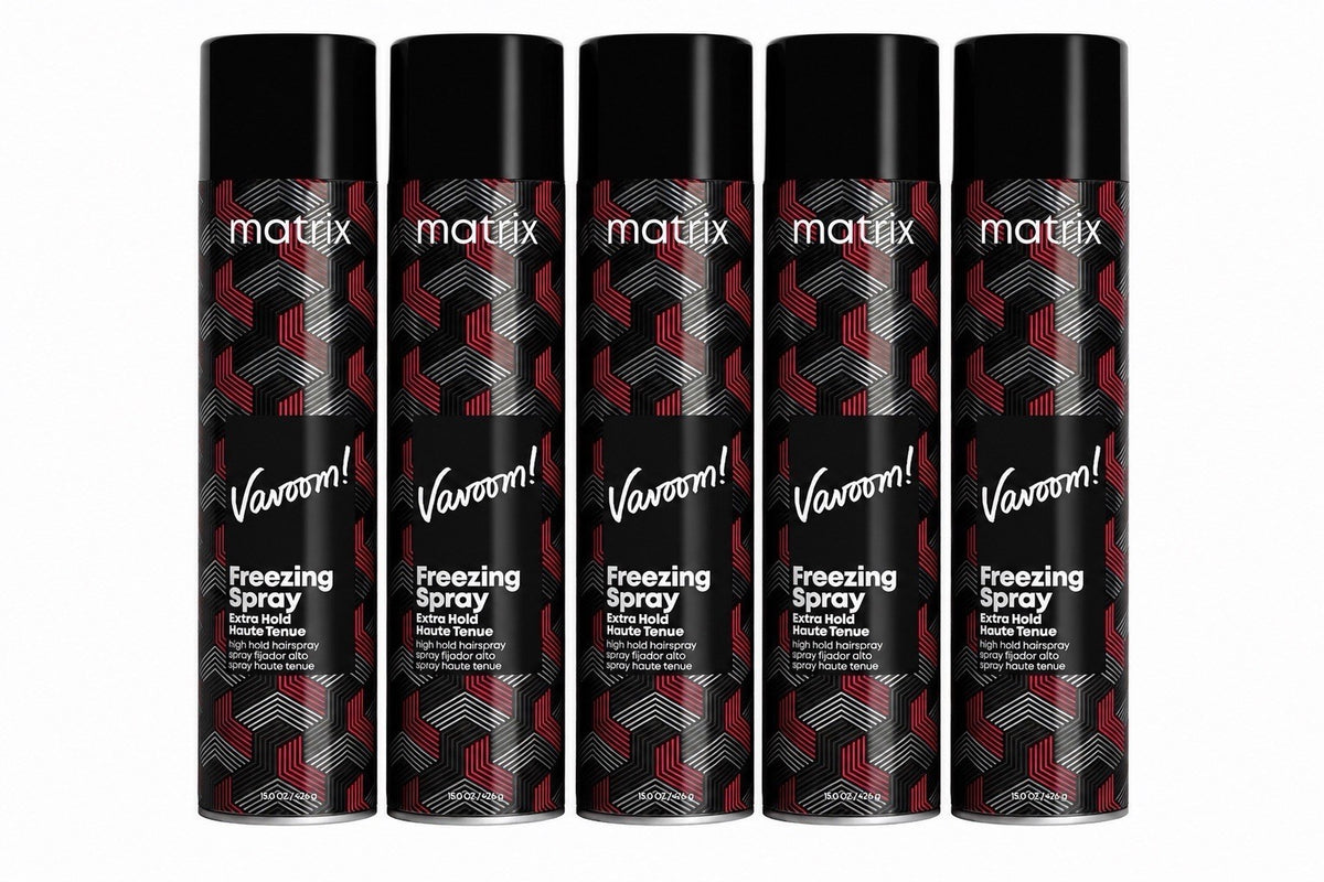 Matrix Vavoom Freezing Spray Extra Hold 15 fl oz, Pack of 5