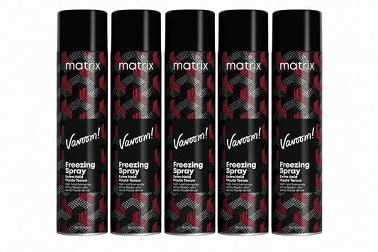 Matrix Vavoom Freezing Spray Extra Hold 15 fl oz, Pack of 5