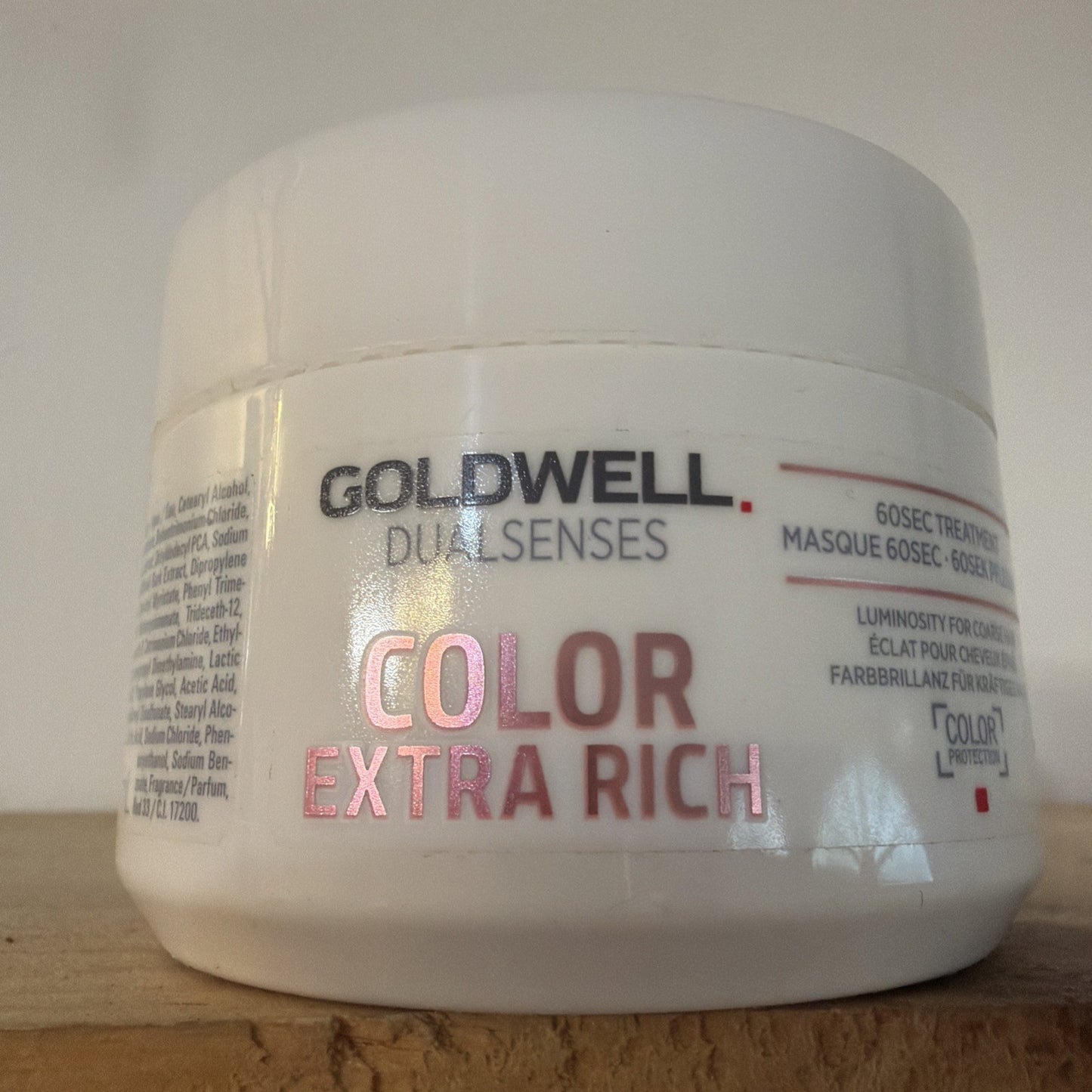 Goldwell Dualsenses Color Extra Rich 60 Sec Treatment 6.7 Oz. NEW!