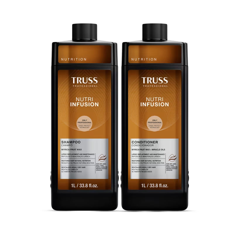TRUSS Nutri Infusion Shampoo and Conditioner Set Bundle  1L / 33.81 fl. oz (NEW )