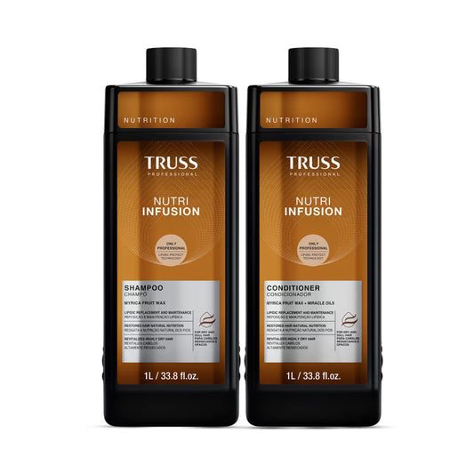 TRUSS Nutri Infusion Shampoo and Conditioner Set Bundle  1L / 33.81 fl. oz (NEW )