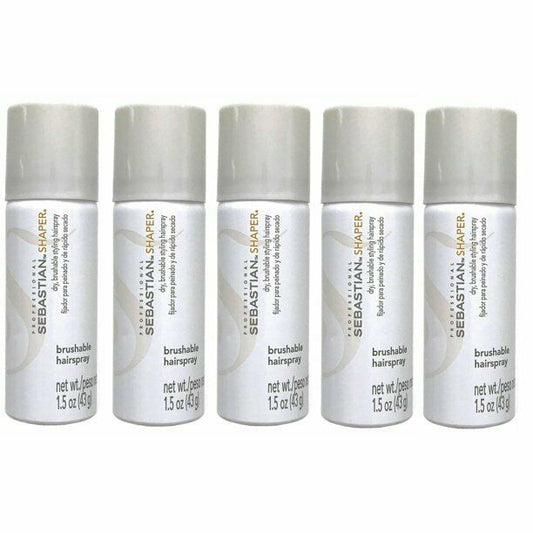 Sebastian Professional Shaper Plus Hairspray 1.5 oz Travel Size - LOT OF 5