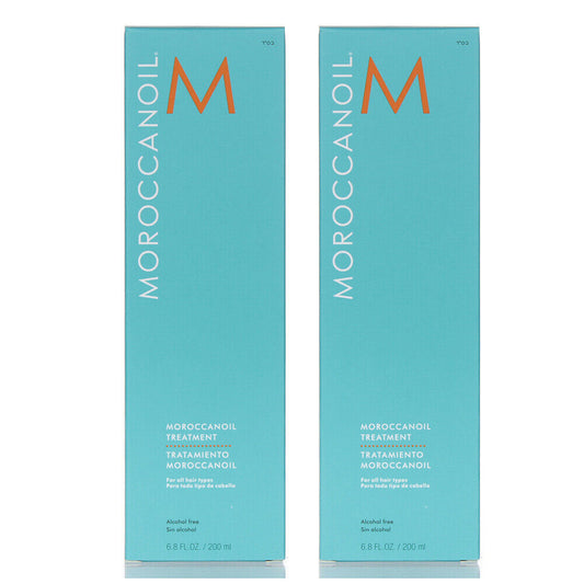 Moroccanoil Treatment Oil With Pump, 200 ml / 6.8 oz ( PACK OF 2 )
