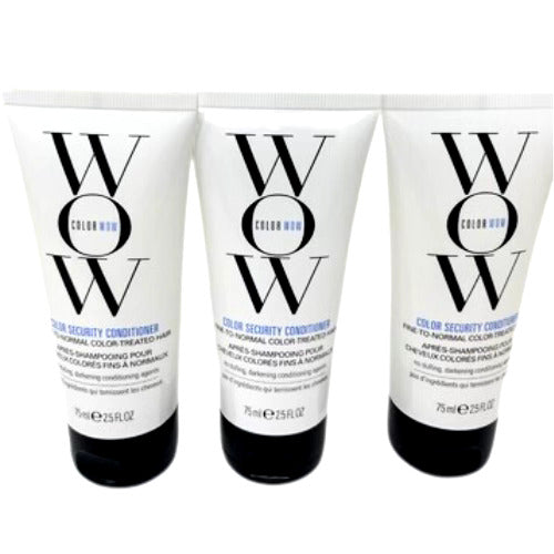 Color Wow Color Security Conditioner for Fine to Normal  2.5 oz. - Pack of 3