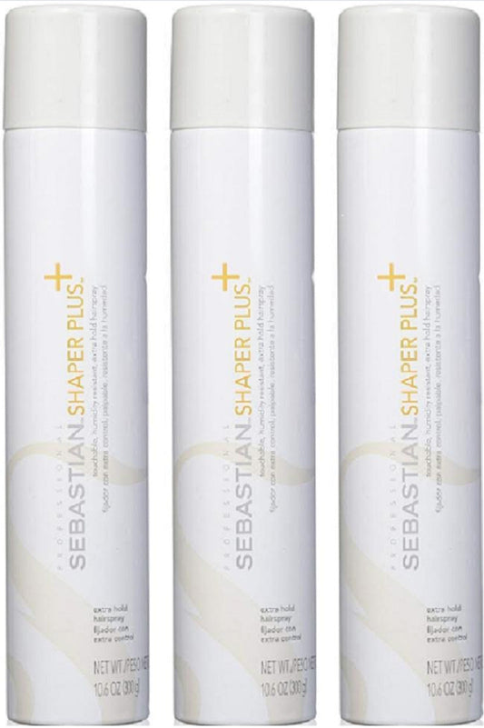 Sebastian Shaper Plus Extra Hold Hairspray 10.6 oz Pack of 3