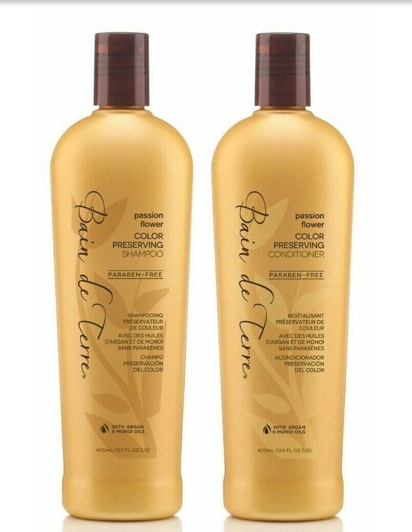 BAIN DE TERRE PASSION FLOWER SHAMPOO & CONDITIONER SET 13.5 oz EACH