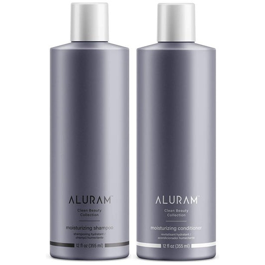 ALURAM Coconut Water Based Moist Shampoo & Conditioner 12oz Duo