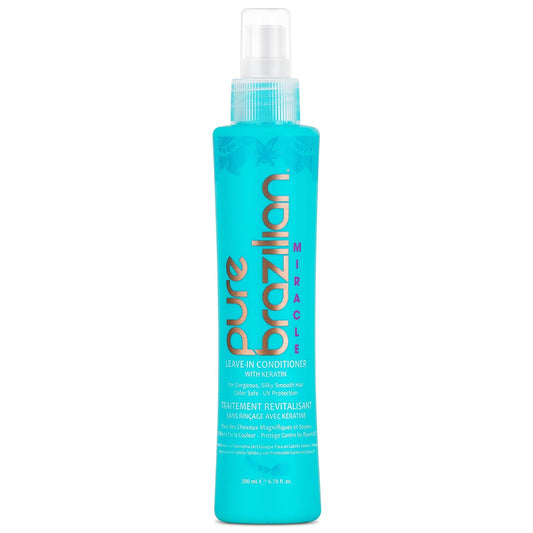 Pure Brazilian Miracle Leave-In Conditioner with Keratin, 6.78 oz