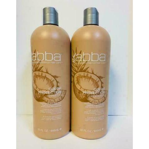 ABBA PURE COLOR PROTECTION SHAMPOO & CONDITIONER LITER DUO SET - 33.8oz