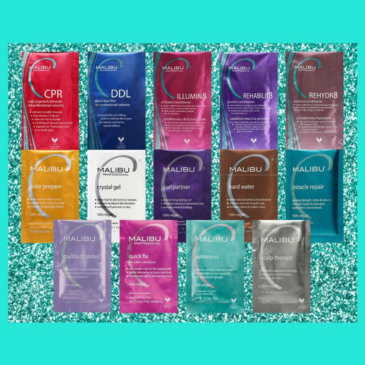 Malibu C Scalp Packettes Choose Your own - 1 Piece or 6 pack Free Shipping