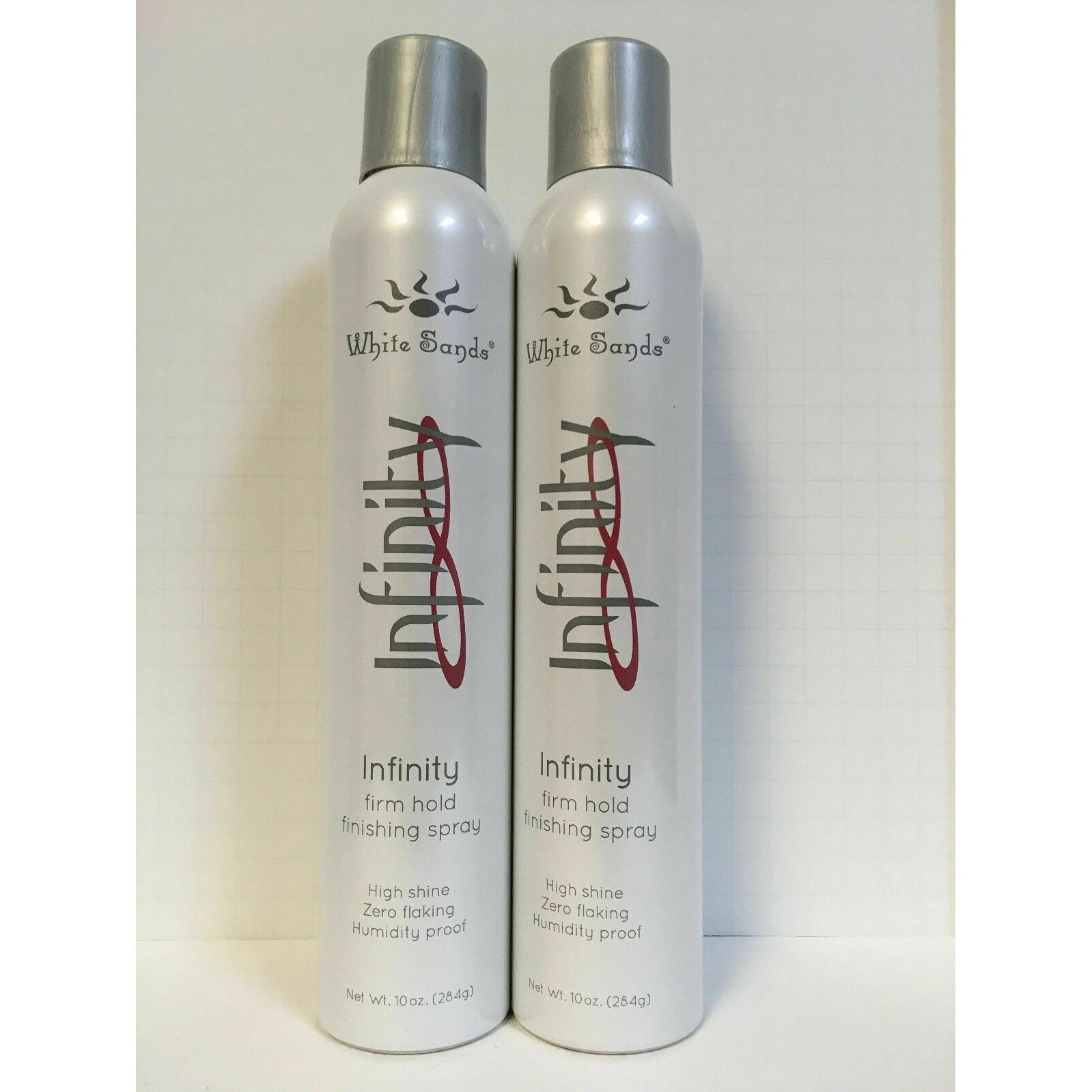 WHITE SANDS INFINITY FIRM FINISH FINISHING HAIR SPRAY - 10oz X2 (NEW P ...