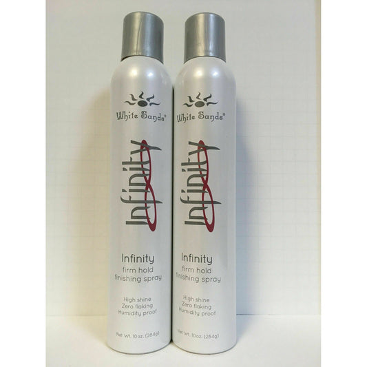 WHITE SANDS INFINITY FIRM FINISH FINISHING HAIR SPRAY - 10oz X2 (NEW PACKAGING)