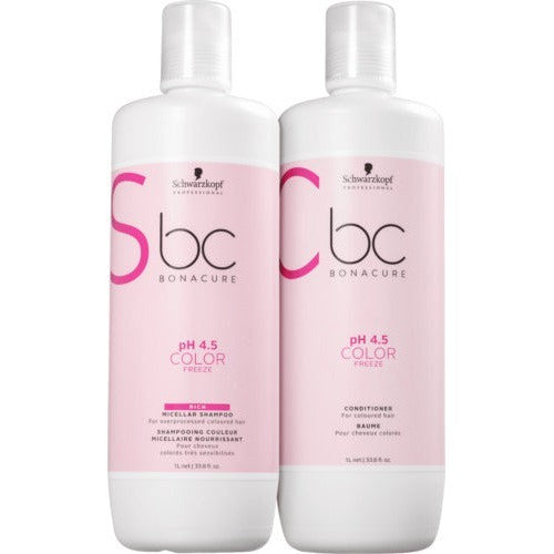 Schwarzkopf Bonacure Color Freeze Shampoo and Conditioner 33.8 oz/Liter Duo