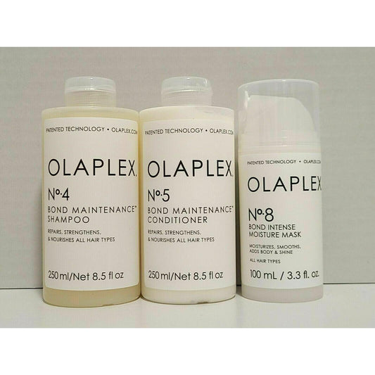 Olaplex Full Set #4, #5, #8 – New, Sealed, Guaranteed Authentic !