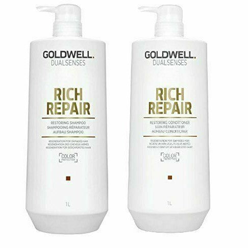 Goldwell Dualsenses Rich Repair Shampoo and Conditioner 33.8oz Duo