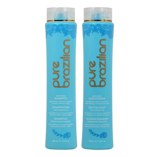 PURE BRAZILIAN Anti Frizz Daily Shampoo & Conditioner 13.5 oz Duo