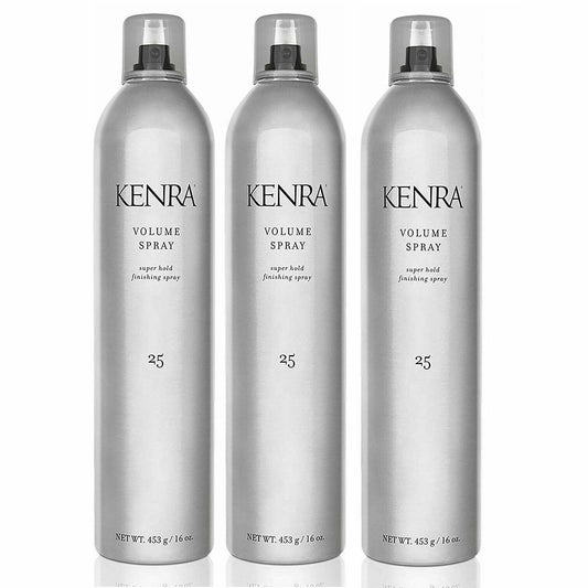Kenra Volume Super Hold Finishing Spray # 25 16 oz Pack 3 set
