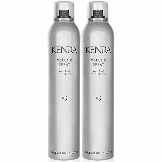 KENRA VOLUME SPRAY 25 SUPER HOLD FINISHING HAIRSPRAY 10 oz 2PK