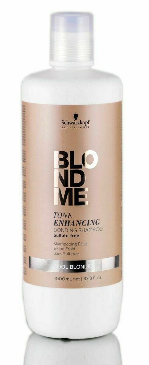 Schwarzkopf BlondMe Restore Bond Shampoo - Cool Blondes 33 oz