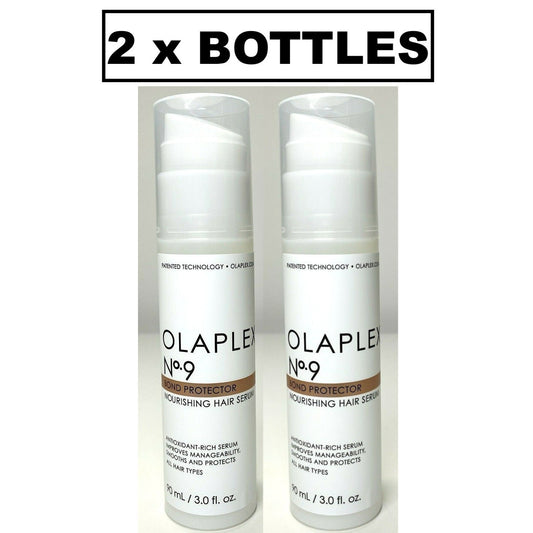 Olaplex No.9 Bond Protector Nourishng Hair Serum Antioxidant-Rich 3 oz-2 Pack