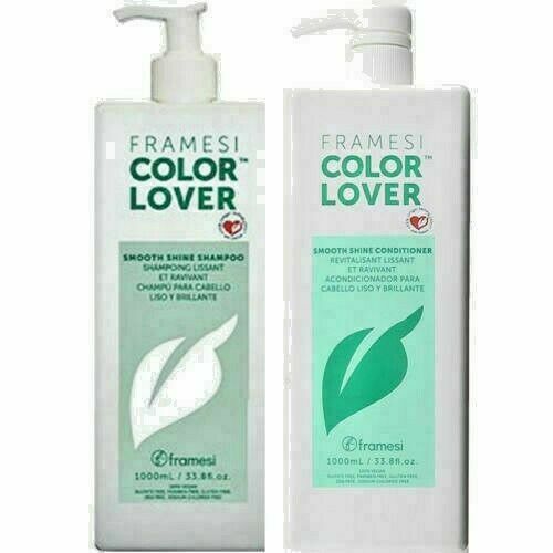 Framesi Color Lover Smooth Shine Shampoo & Conditioner Liter / 33.8 oz Duo