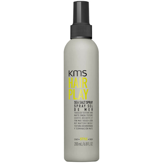 KMS Hair Play Sea Salt Spray 6.8oz/200ml - Matte Texturizing Spray -