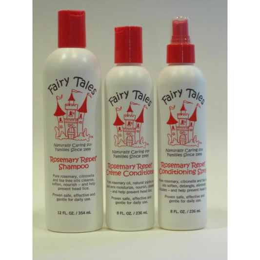 Fairy Tales Rosemary Repel Shampoo., Conditioner, Leave-in Spray Trio - 8 oz. ea