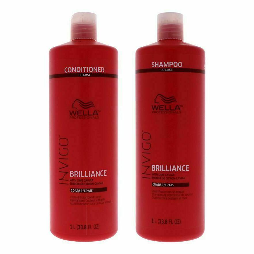 Wella Invigo Brilliance Shampoo and Conditioner Coarse 33.8oz Duo