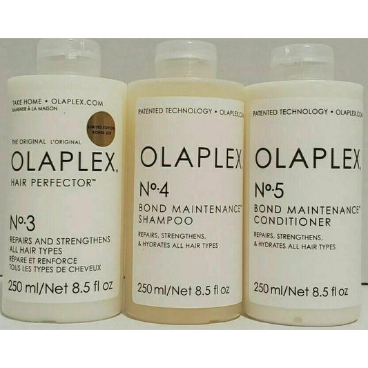 Olaplex Bond Bonus size No.3 8.5oz and No.4, No.5 8.5oz TRIO DEAL