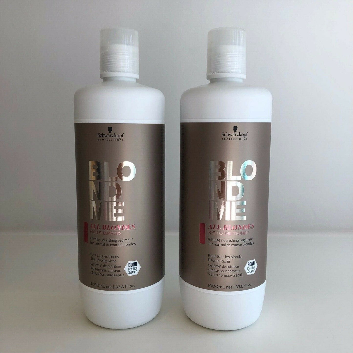 NEW - Schwarzkopf Professional All Blondes Liter Duo 33.8oz/each