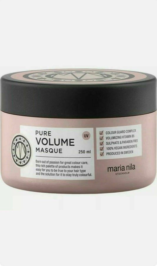 Maria Nila Pure Volume Hair Masque 8.5 oz New