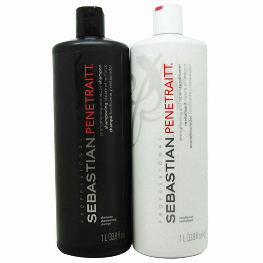 Sebastian Penetraitt Shampoo & Conditioner 1 Liter/33.8oz Duo