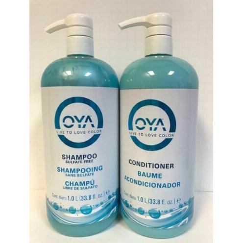 OYA MOISTURIZING SULFATE FREE SHAMPOO & CONDITIONER SET - 33.8oz LITER DUO