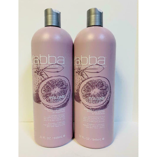 ABBA PURE VOLUMIZING SHAMPOO & CONDITIONER FULL SIZE LITER DUO SET - 33.8oz